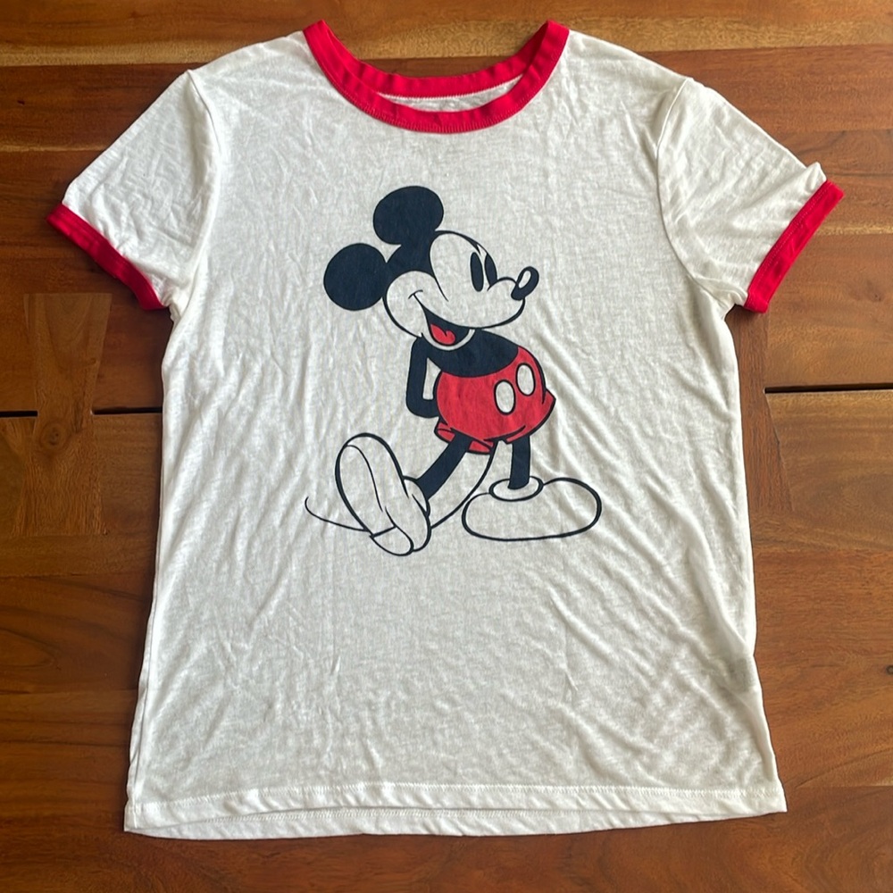 Disney Mickey Mouse White Tshirt